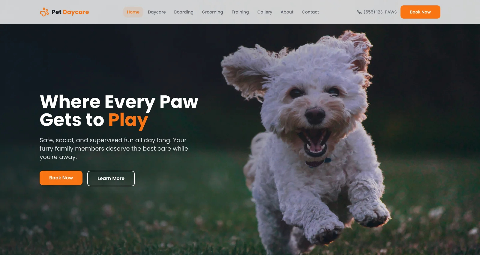 Loading preview of Pet Daycare